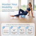 thumbnail image 3 of Foam Roller EVA Solid Yoga Column Pilates Stick Lightweight Muscle Massage Roller 12in for Back Legs Body Recovery by MPOISVA, 3 of 8