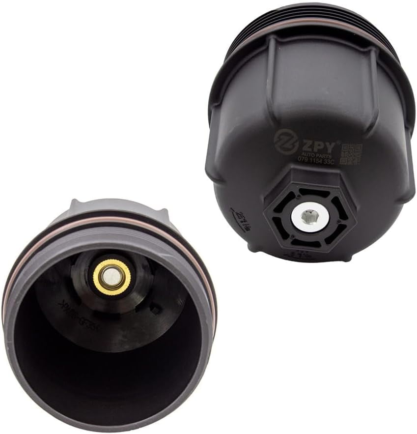 Oil Filter Housing Cap Assembly For Audi A8 Quattro 2013-2018, For RS7 2014-2018, For S6/S7/S8 2013-2018, 4.0L, Oil Filter Housing Cover, Replace# 079115433C, 079115403A