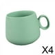 thumbnail image 1 of 4 Tazas De Café De Cerámica, únicas Y Reutilizables, Modernas, Para Acampar, Fiestas Y Hogar, 1 of 8