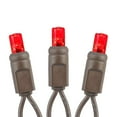 thumbnail image 4 of Novelty Lights 50 Light Red LED Christmas Mini Light Set (Brown Wire, 25 Feet), 4 of 8