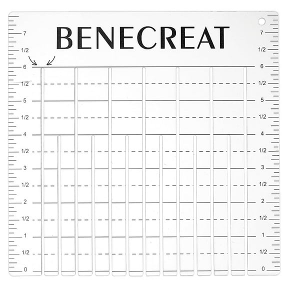 Acrylic Quilting Template Ruler, Tie Blanket Ruler Template, Rectangle Template Quilt Supplies for Cutting Patterns, Sewing, Blanket Making