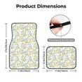 thumbnail image 5 of Zufioo Moon And Rabbit Print Car Floor Mats Four-piece Set, Car Interior Accessories - Corrosion-resistant, Non-Slip, Suitable for Cars, Trucks, Vans, 5 of 7