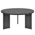 thumbnail image 2 of Modway Tahoe Aluminum Outdoor Patio Furniture Dining Table, Gray, 2 of 8