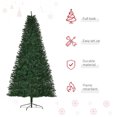 thumbnail image 4 of HOMCOM 8FT Artificial Christmas Tree Holiday Indoor Home Xmas Decoration for Party, with Foldable Base, Green, 4 of 10