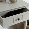 thumbnail image 2 of SAFAVIEH Samantha 2-Drawer Console Table Vintage Grey, 2 of 7