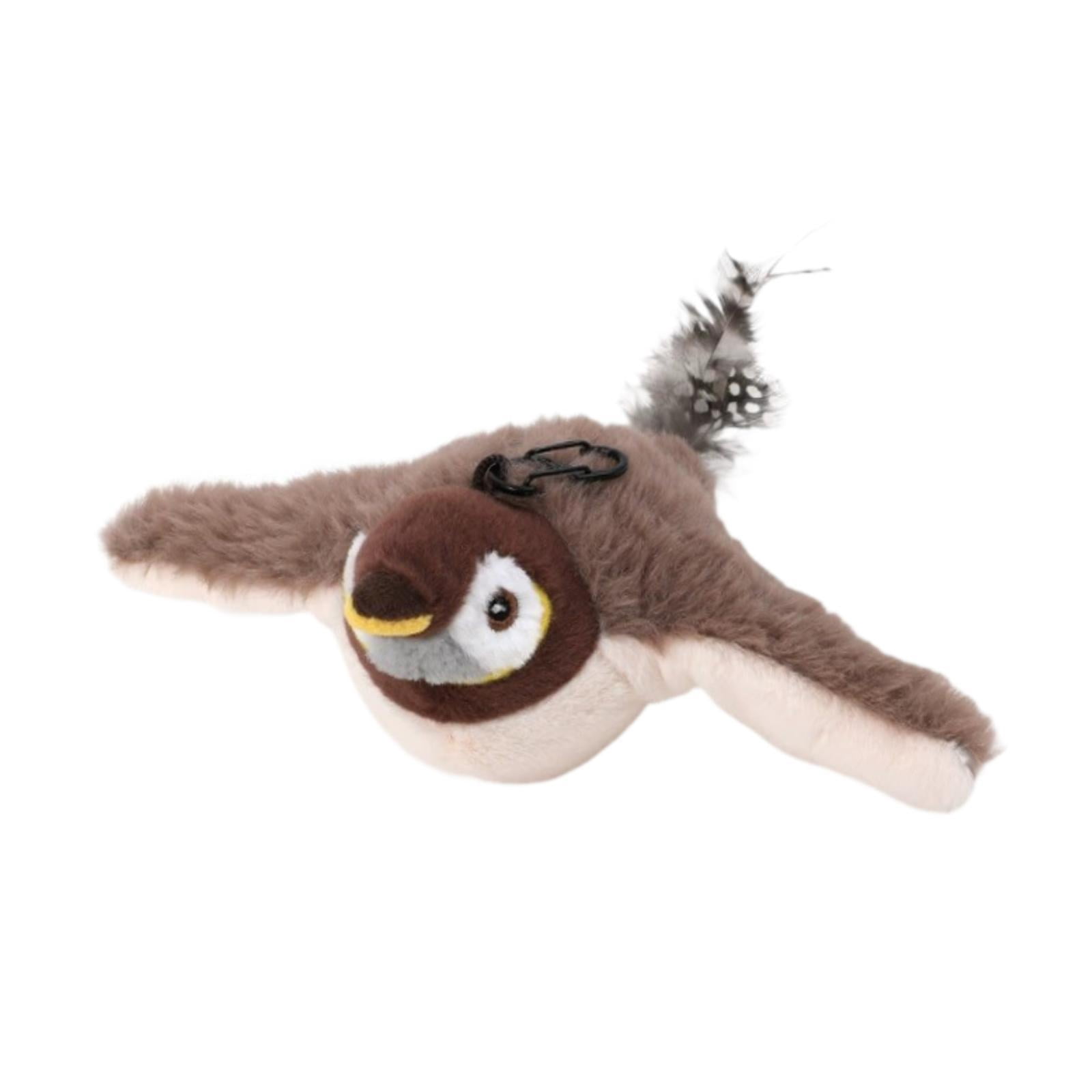 EHJRE Interactive Cat Toy Flapping Bird Cat Toy Training for Indoor Cats Lifelike Simulated Chirping for Exercise Chewing Bite Playing