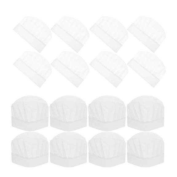 Raindrops  25 Pcs Children's Hat Kids Chef Men and Women Work
