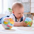 thumbnail image 2 of HABA Baby Ball Rainbow World 4.5 "" for Babies 6 Months and Up, 2 of 3