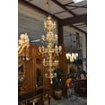 thumbnail image 2 of Alonzo Brushed Gold Chandelier, 2 of 2