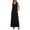 Black, variant on Maxi Dress Summer Dresses 2026 Beach Vacation Clothes Sleeveless Sundresses with Pockets Boho S-2XL
