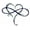 Multicolour, variant on Eternal Wrought Iron Decoration Indoor Ornaments Metal Wall Decoration Infinitys Heart-Steel Wall Decor Metal Wall Art 25*30cm