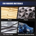 thumbnail image 5 of 5 Brocas Escalonadas para Metal, Madera, Plástico, 50 Tamaños, Vástago Triplano, Juego de Brocas Escalonadas de Titanio HSS con Punzón Central, 5 of 5
