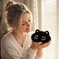 thumbnail image 6 of Fluffy Squish Cat Stuffed Animals – 4.72 Inch Small Bedtime Stuffed Animal Plush Toys with Oversized Round Eyes & Plush Faux Fur, Cute Plushies Stress Relief Toy, Holiday Present for Kids & Friends-B, 6 of 7