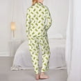 thumbnail image 6 of Wukai Corn Print Women's Pajama Set - Soft Long Sleeve Sleepwear for Comfort and Style-Large, 6 of 9