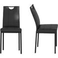 thumbnail image 3 of ANPOO 7 Pieces Dining Table & Chairs Set for 4-8 People, 71 Inch Kitchen Table with 6 Chairs, Rectangle Dining Table with Metal Legs for Dining Room, Living Room, 3 of 9