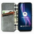 thumbnail image 5 of Case for Motorola MOTO One Fusion Plus Flip Cover Wallet Flip Cover Magnetic Protective - Grey, 5 of 5