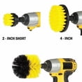 thumbnail image 4 of 3PCS Drill Brush Attachment Set, Tile Grout Power Scrubber Cleaning Brushes for Bathroom Tub, Shower, Wall, Floor, 4 of 10