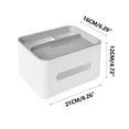 thumbnail image 3 of PPgejGEK Desktop Paper Drawer Multifunctional Tissue Box Remote Control Storage Organizer for Living Room 21x16x12.5cm 8.3x6.3x4.9in, 3 of 9