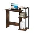 thumbnail image 3 of Pemberly Row Laptop/Notebook/Computer Desk in Amber Pine/Black, 3 of 6