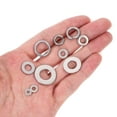 thumbnail image 3 of Pretyzoom 260Pcs Stainless Steel Washers Spring Flat Lock Washer Set with Rust Resistant Finish for Fastening, 3 of 7