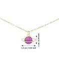 thumbnail image 3 of GHSOHS Necklaces for Women Fashion Butterfly Necklaces for Women Jewelry Starry Sky Series Oil Drop Saturn Globe Pendant Necklace Gift Choker Necklace Clavicle Chain Jewelry Gift, 3 of 5