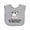 AC-Heather Grey, variant on Inktastic Bookworm Never Have Too Many Books Girls Baby Bib