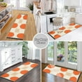 thumbnail image 6 of Yayeee Runner Rug for Bedroom 2'x6' Machine Washable Hallway Non Slip Mat, Orange Geometric Circles, 6 of 8