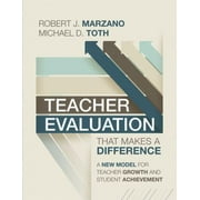 Teacher Evaluation That Makes a Difference : A New Model for Teacher Growth and Student Achievement, Used [Paperback]