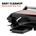 thumbnail image 2 of OVENTE Electric Panini Press Sandwich Maker with Non-Stick Plates, 1000W Indoor Grill, Red GP0620R, 2 of 7