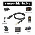 thumbnail image 5 of 6.35mm 1/4 TRS Stereo Male to XLR 3Pin Female Microphone Cable for Mixers and Audio Equipment Optional Length, 5 of 9