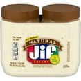 thumbnail image 3 of (4 pack) Jif Natural Creamy Peanut Butter Spread Twin Pack, 80-Ounce, 3 of 9