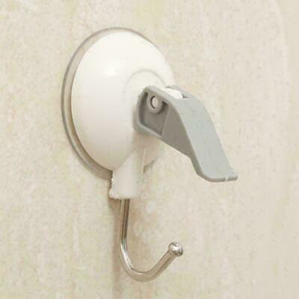 2x EXTRA LARGE HEAVY DUTY LEVER SUCTION CUP HOOKS Bathroom/Kitchen Holder Sucker 