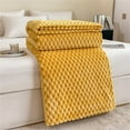thumbnail image 5 of Weighted Blankets,Fleece Blankets Soft Flannel Blanket For Bed Solid Color Thickened Cozy Microfiber Plush Fuzzy Blanket Sofa Bedroom Throw Rug, 5 of 5