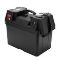 thumbnail image 1 of Battery Box, Overload Protection USB Port Battery Power Center Dual Integrated Circuit Breakers Easy To Carry With Voltmeter For Boat Trailer RV, 1 of 8
