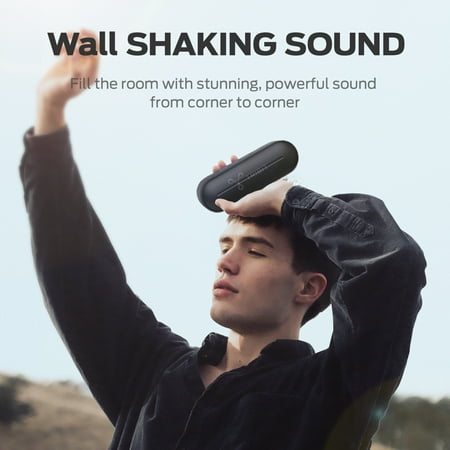 TRIBIT - XSound Go BTS20 Portable Bluetooth Speaker - Black