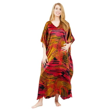 Up2date Fashion's Women's Caftan / Kaftan, Vortex Print