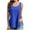 Blue, variant on ameIAEA Womens Loose Casual Tank Tops Round Neck Sleeveless Summer Tops Solid Color Shirts