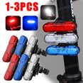 thumbnail image 2 of Luz LED para bicicleta recargable por USB, luz trasera de advertencia de seguridad para bicicleta, resistente al agua, tija de sillín, accesorios para bicicleta, 1-3 uds., 2 of 5