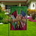 thumbnail image 2 of Flags Italian Handshake American Flag Friendship USA Italy Italian Part Garden Flag, Double-Sided Decorative Outdoor Flag, Patriotic Polyester Yard Flag 12 x 18 in, 2 of 5