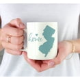 thumbnail image 3 of CTDream 11oz. US State Coffee Mug Gift, Aqua Home Heart, New Jersey, 1-Pack, Unique Hostess Distance Moving Away Christmas Birthday Gifts for Her, 3 of 6
