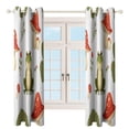 thumbnail image 4 of Cute Frog And Mushrooms Pattern Study Room Living Kitchen Bedroom For Blackout Curtain Printed 2 Panels, 4 of 6