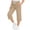 Khaki, variant on ShomPort Kids Capri Pants Boys Girls Drawstring Active Cropped Sweatpants Casual Loose Capris with Pockets 5-15Years