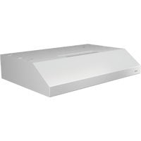 Broan Glacier 30-Inch Convertible Under-Cabinet Range Hood, White