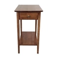 thumbnail image 7 of Solid Bamboo Recliner Table with Drawer Mahogany, 7 of 7