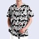 thumbnail image 3 of Camiseta de enfermería con estampado de Minnie y Mickey de Disney para hombre, tops casuales, manga corta, bolsillo con cuello en V, uniforme para mujer neutral, 3 of 5