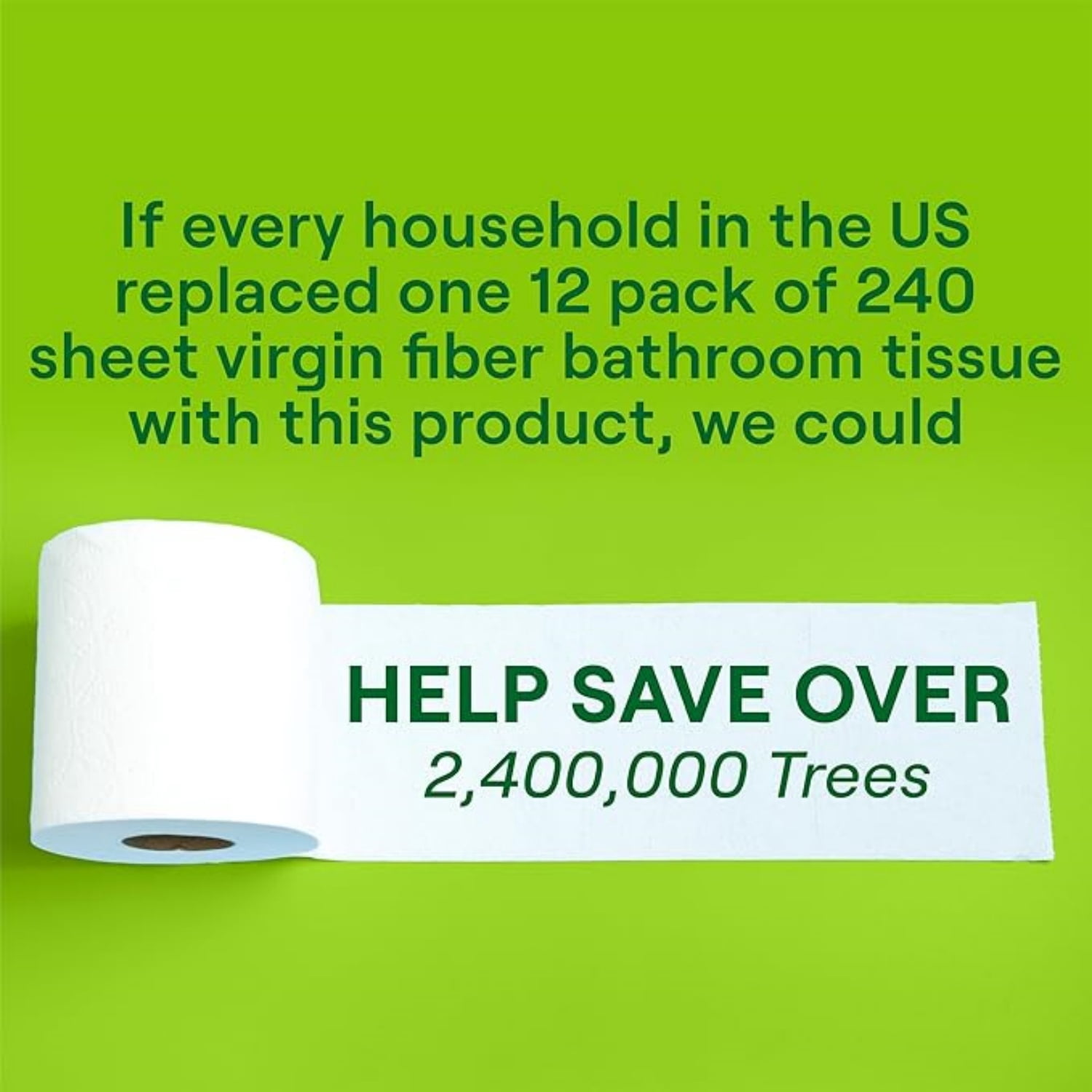 Toilet Paper  d Bath Tissue 4-Pack 100%  d Paper 2-ply without Chlorine Bleach 12 Rolls