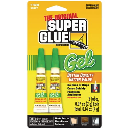 The Original Superglue Sgg22-12 Thick-gel Super Glue Tube (double Pack)