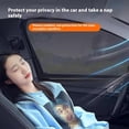thumbnail image 3 of Car Window Sun Shades, Temperature-Reducing Mesh Panels, 2-Pack for Side Windows, Blocks Sunlight & Heat, 3 of 6