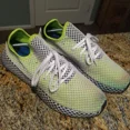 thumbnail image 2 of Adi-das Originals Deerupt Runner Shoes White Green Sneakers B27779 Men's Size 13, 2 of 6