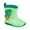 Green, variant on Otqutp Toddler Rain Boots Dinosaur Cartoon Children Rain Shoes Boys Girls Water Shoes Baby Waterproof Shoes for Kids
